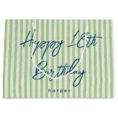 Herzlichen Glückwunsch zum Geburtstag eines jeden Große Geschenktüte (Vorderseite)