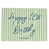 Herzlichen Glückwunsch zum Geburtstag eines jeden Große Geschenktüte (Rückseite)