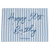 Herzlichen Glückwunsch zum Geburtstag eines jeden  Große Geschenktüte (Vorderseite)