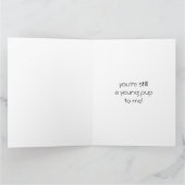 Herzlichen Glückwunsch zum Geburtstag eines jungen Karte (Innenseite)