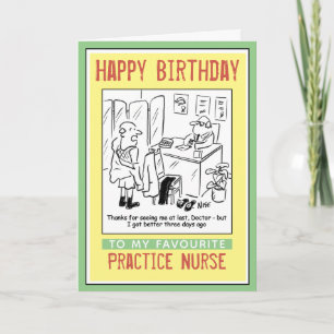 Herzlichen Glückwunsch zum Geburtstag eines Prakti Karte
