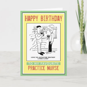 Herzlichen Glückwunsch zum Geburtstag eines Prakti Karte
