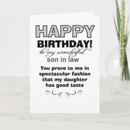 Herzlichen Glückwunsch zum Geburtstag eines wunder Karte