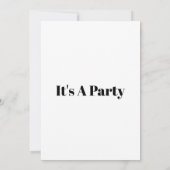 Herzlichen Glückwunsch zum Geburtstag! Einladung (Rückseite)