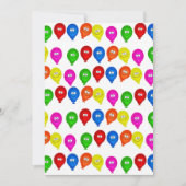 Herzlichen Glückwunsch zum Geburtstag Einladung fa (Vorderseite)