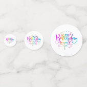 Herzlichen Glückwunsch zum Geburtstag, elegante Ty Konfetti (Rückseiten)