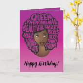 Herzlichen Glückwunsch zum Geburtstag, Ermutigung Karte (Gelbe Blume)