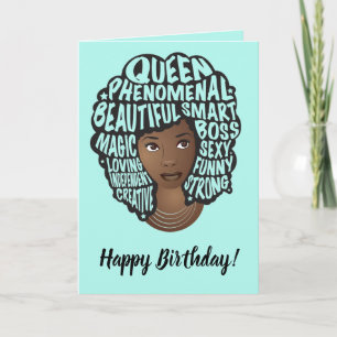 Herzlichen Glückwunsch zum Geburtstag, Ermutigung  Karte