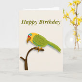 Herzlichen Glückwunsch zum Geburtstag, farbenfrohe Karte (Gelbe Blume)