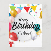 Herzlichen Glückwunsch zum Geburtstag "Feiern Sie