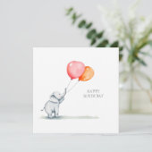 Herzlichen Glückwunsch zum Geburtstag. Feiertagskarte (Stehend Vorderseite)