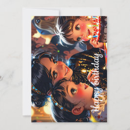 Herzlichen Glückwunsch zum Geburtstag Feiertagskarte