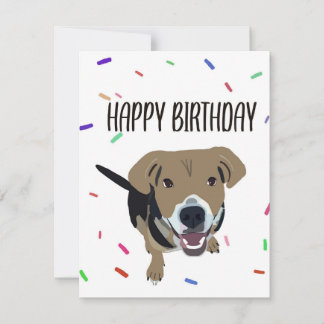 Herzlichen Glückwunsch zum Geburtstag! Feiertagskarte