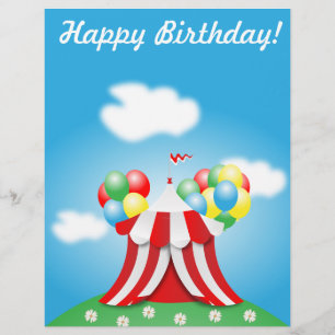 Herzlichen Glückwunsch zum Geburtstag Flyer