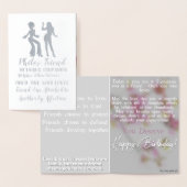 Herzlichen Glückwunsch zum Geburtstag! Folienkarte (Anzeige)