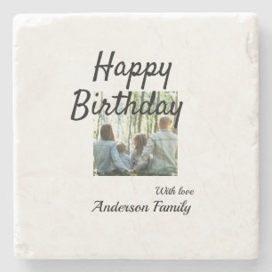 Herzlichen Glückwunsch zum Geburtstag Foto Familie Steinuntersetzer
