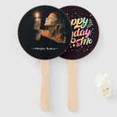 Herzlichen Glückwunsch zum Geburtstag, Foto Hand F Fächer (Vorne und Hinten)