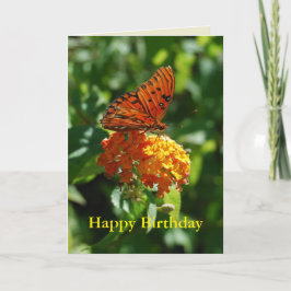 Herzlichen Glückwunsch zum Geburtstag, Fritillary  Karte