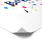 Herzlichen Glückwunsch zum Geburtstag für dich Kon Poster (Ecke)