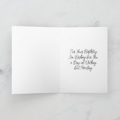 Herzlichen Glückwunsch zum Geburtstag für ein Buch Karte (Innenseite)