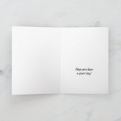 Herzlichen Glückwunsch zum Geburtstag für eine Hir Karte (Innenseite)