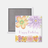 Herzlichen Glückwunsch zum Geburtstag für immer 1 Magnet (Vorderseite/Rückseite)