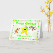 Herzlichen Glückwunsch zum Geburtstag für meinen b Karte (Gelbe Blume)