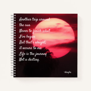 Herzlichen Glückwunsch zum Geburtstag für mich - E Notizblock