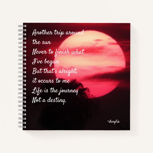 Herzlichen Glückwunsch zum Geburtstag für mich - E Notizblock (Vorderseite)