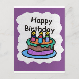 Herzlichen Glückwunsch zum Geburtstag für mich (Ku Postkarte