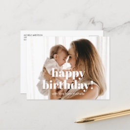Herzlichen Glückwunsch zum Geburtstag für Mommy mi Postkarte