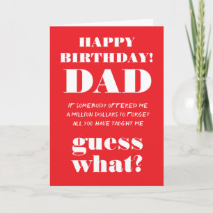 Herzlichen Glückwunsch zum Geburtstag für Papa Karte