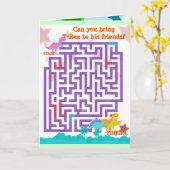 Herzlichen Glückwunsch zum Geburtstag für Sie Blue Karte (Gelbe Blume)