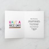 Herzlichen Glückwunsch zum Geburtstag für Sie farb Karte (Innenseite)