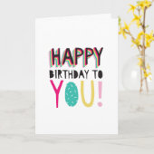 Herzlichen Glückwunsch zum Geburtstag für Sie farb Karte (Gelbe Blume)