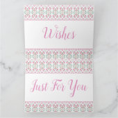 Herzlichen Glückwunsch zum Geburtstag für Sie Gruß Karte (Innenseite)