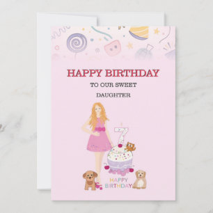Herzlichen Glückwunsch zum Geburtstag für unsere s Einladung
