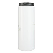 Herzlichen Glückwunsch zum Geburtstag, gelbe Blume Thermosbecher (Rückseite)