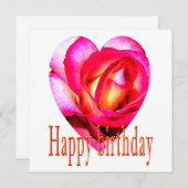 Herzlichen Glückwunsch zum Geburtstag, gelbe rote  (Vorne/Hinten)