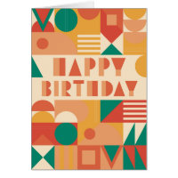 Herzlichen Glückwunsch zum Geburtstag. Gelbgrün-ro