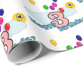 Herzlichen Glückwunsch zum Geburtstag Geschenkpapier (Rolleneckpunkt)