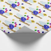 Herzlichen Glückwunsch zum Geburtstag Geschenkpapier (Ecke)