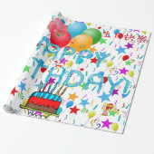 Herzlichen Glückwunsch zum Geburtstag! Geschenkpapier (Ungerollt)