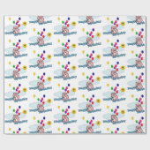 Herzlichen Glückwunsch zum Geburtstag Geschenkpapier (Flach)