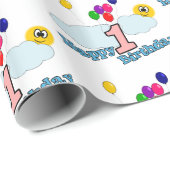 Herzlichen Glückwunsch zum Geburtstag Geschenkpapier (Rolleneckpunkt)