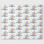 Herzlichen Glückwunsch zum Geburtstag Geschenkpapier (Flach)