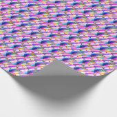 Herzlichen Glückwunsch zum Geburtstag Geschenkpapier (Ecke)