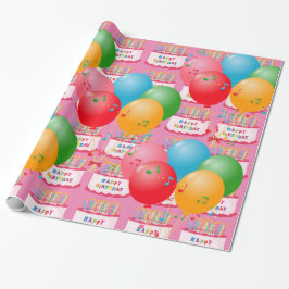 Herzlichen Glückwunsch zum Geburtstag! Geschenkpapier