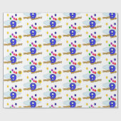 Herzlichen Glückwunsch zum Geburtstag Geschenkpapier (Flach)