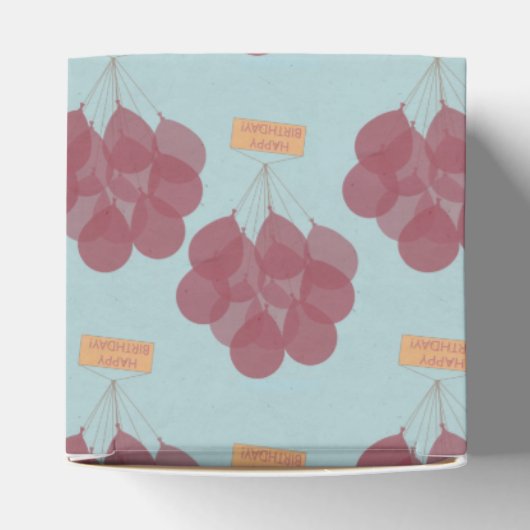 Herzlichen Glückwunsch zum Geburtstag Geschenkschachtel (Oben)